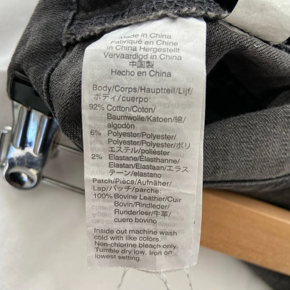 Madewell 9" Mid-Rise Skinny Jeans in Black Sea - Picture 6 of 8